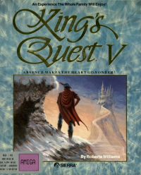 King's Quest V: Absence Makes The Heart Go Yonder Amiga  box art